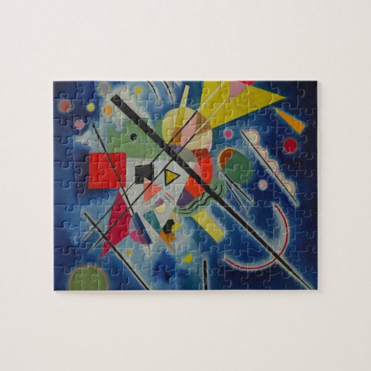 Blaue Malerei von Kandinsky Puzzle (Horizontal)