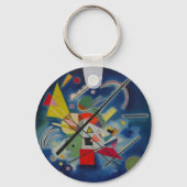 Blaue Malerei von Kandinsky Schlüsselanhänger (Vorderseite)