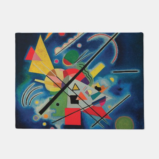 Blaue Malerei von Wassily Kandinsky Fußmatte (Vorderseite)