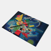 Blaue Malerei von Wassily Kandinsky Fußmatte (Schrägansicht)