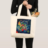 Blaue Malerei von Wassily Kandinsky Große Tote Tas Jumbo Stoffbeutel (Vorderseite (Produkt))