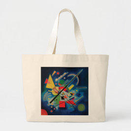 Blaue Malerei von Wassily Kandinsky Große Tote Tas Jumbo Stoffbeutel