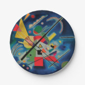Blaue Malerei von Wassily Kandinsky Pappteller (Vorderseite)