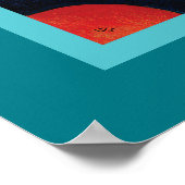 Blaue Malerei von Wassily Kandinsky Poster (Ecke)