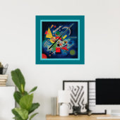 Blaue Malerei von Wassily Kandinsky Poster (Heimbüro)