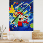 Blaue Malerei von Wassily Kandinsky, Poster (Küche)