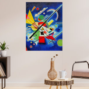 Blaue Malerei von Wassily Kandinsky, Poster