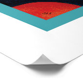 Blaue Malerei von Wassily Kandinsky Poster (Ecke)