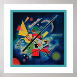 Blaue Malerei von Wassily Kandinsky Poster