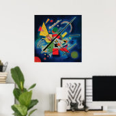 Blaue Malerei von Wassily Kandinsky Poster (Heimbüro)