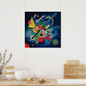 Blaue Malerei von Wassily Kandinsky Poster (Küche)