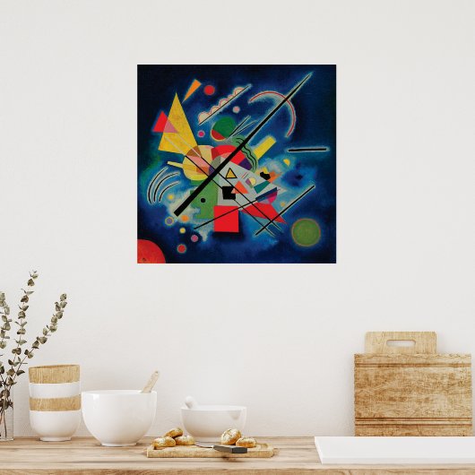 Blaue Malerei von Wassily Kandinsky Poster (Küche)