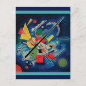 Blaue Malerei von Wassily Kandinsky Postkarte (Vorderseite)