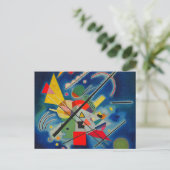 Blaue Malerei von Wassily Kandinsky Postkarte (Stehend Vorderseite)