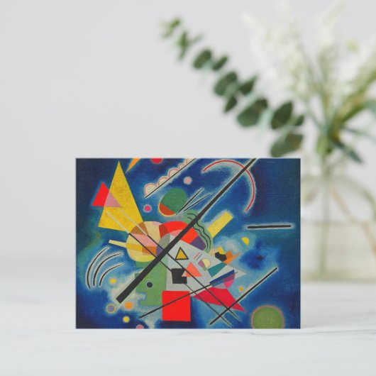 Blaue Malerei von Wassily Kandinsky Postkarte (Stehend Vorderseite)