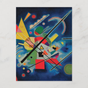 Blaue Malerei von Wassily Kandinsky Postkarte