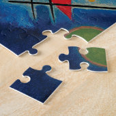 Blaue Malerei von Wassily Kandinsky Puzzle (Seite)