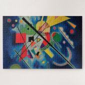 Blaue Malerei von Wassily Kandinsky Puzzle (Horizontal)