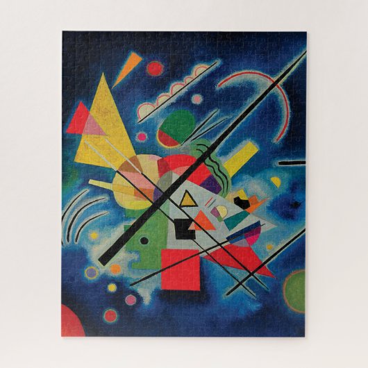 Blaue Malerei von Wassily Kandinsky Puzzle (Vertikal)