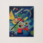 Blaue Malerei von Wassily Kandinsky Puzzle (Vertikal)