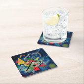 Blaue Malerei von Wassily Kandinsky Rechteckiger Pappuntersetzer (Vor Ort)