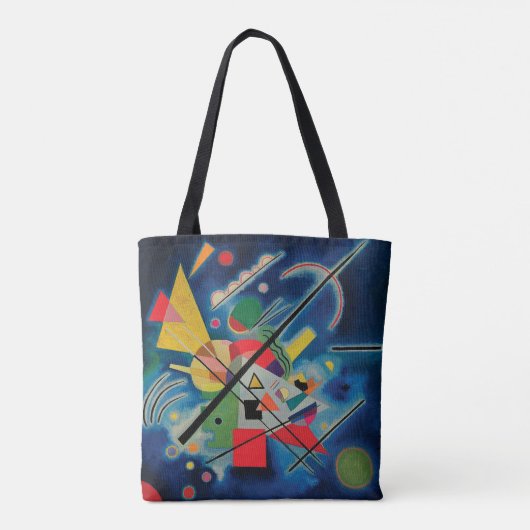 Blaue Malerei von Wassily Kandinsky Tasche (Rückseite)