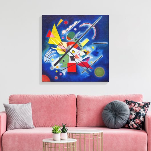Blaue Malerei | Wassily Kandinsky | Leinwanddruck (Insitu (Wohnzimmer))