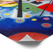 Blaue Malerei | Wassily Kandinsky | Poster (Ecke)