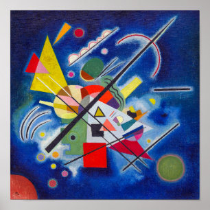 Blaue Malerei Wassily Kandinsky Poster