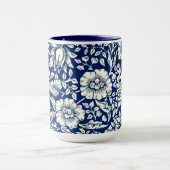 Blaue Malve von William Morris, Tasse (Zentrum)