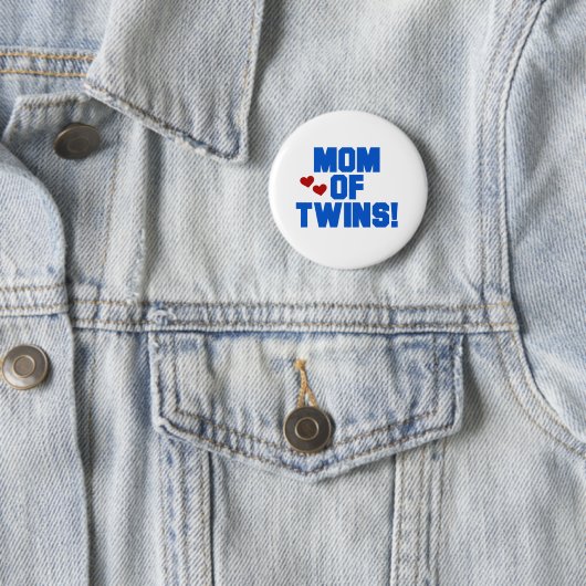 Blaue Mama von Twins Button (Beispiel)