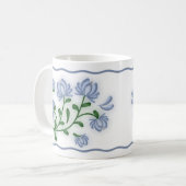 Blaue Mamas Kaffeetasse (Vorderseite Links)