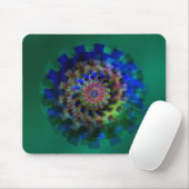 Blaue Mandala Mousepad (Mit Mouse)