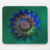 Blaue Mandala Mousepad (Vorne)