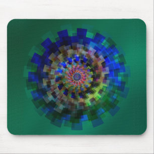 Blaue Mandala Mousepad