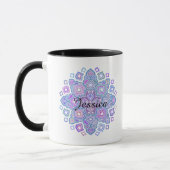 Blaue Mandala Tasse (Links)