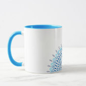 Blaue Mandala-Tasse Tasse (Links)