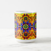 Blaue Mandala-Wasserflasche Kaffeetasse (Mittel)