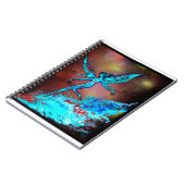 Blaue Märchenfliege Notizblock (Linke Seite)