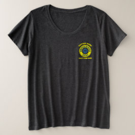 Blaue Marine Anchor nautische Kapitän Sommer Große Größe T-Shirt