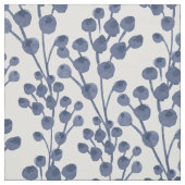 Blaue Marine botanisch Stoff (Muster)