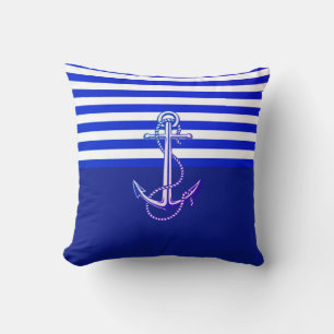 Blaue Marine Kissen