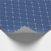 Blaue Marineinfanterie, weiße Sage Pastel Lattice Geschenkpapier (Ecke)