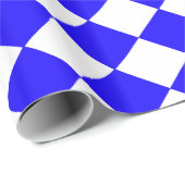 Blaue Markierung Geschenkpapier (Rolleneckpunkt)