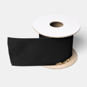 Blaue Marmor-Achat Glamouröse schwarze goldene Gli Satinband