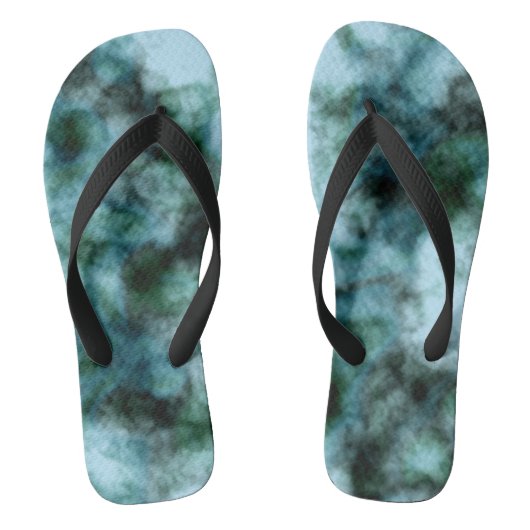 Blaue Marmor Badesandalen (Fußbett)