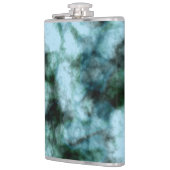 Blaue Marmor Flachmann (Links)