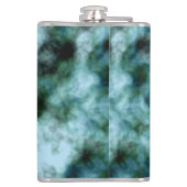 Blaue Marmor Flachmann (Rückseite)