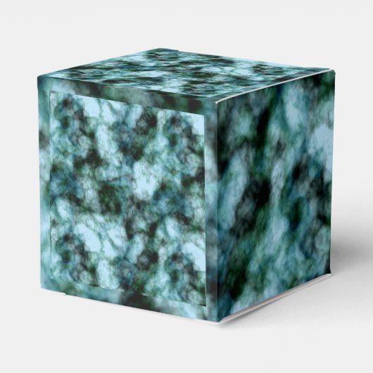 Blaue Marmor Geschenkschachtel (Rückseite)