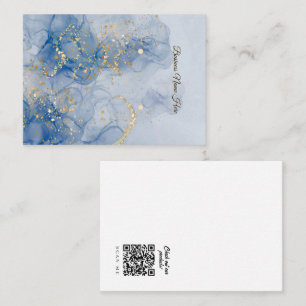 Blaue Marmor-Laden-Ohrhänger-Displaykarte Visitenkarte